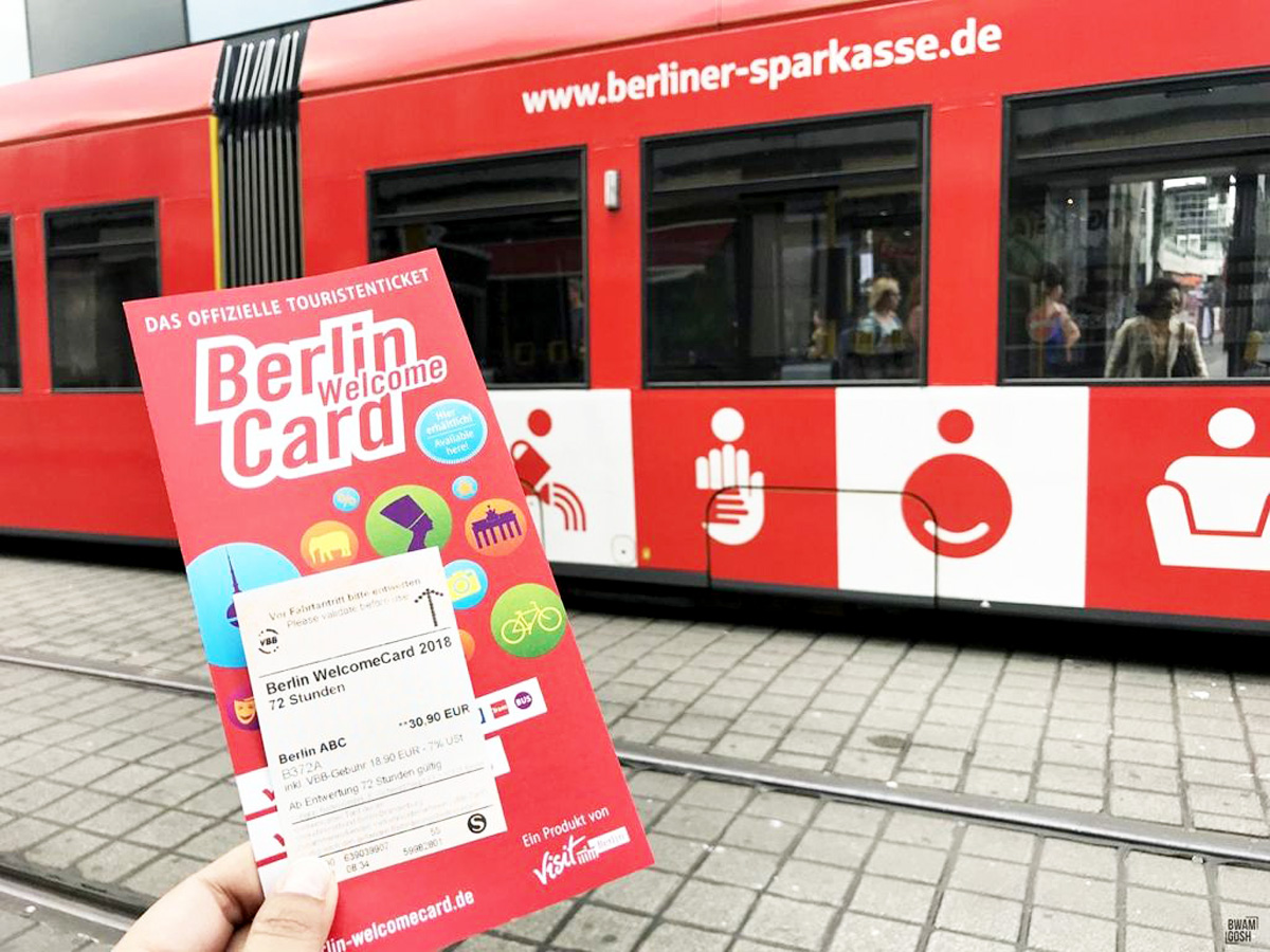 O transporte público de Berlim: andando com o Berlin Welcome Card